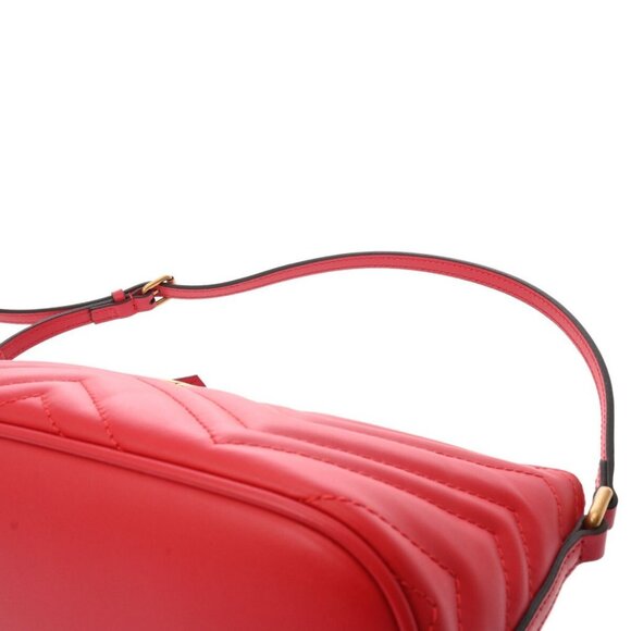 GUCCI GG Marmont Red 739166 shoulder bag 800000137584000 - Picture 6 of 8